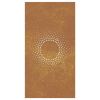 Patio Wall Decoration 41.3"x21.7" Corten Steel Sun Design
