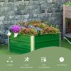 40'' x 16'' Hexagon Metal Raised Garden Bed, Elevated Large Corrugated Galvanized Steel Planter Box w/ Install Gloves for Backyard, Patio to Grow Vege