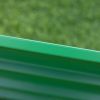 40'' x 16'' Hexagon Metal Raised Garden Bed, Elevated Large Corrugated Galvanized Steel Planter Box w/ Install Gloves for Backyard, Patio to Grow Vege