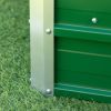 40'' x 16'' Hexagon Metal Raised Garden Bed, Elevated Large Corrugated Galvanized Steel Planter Box w/ Install Gloves for Backyard, Patio to Grow Vege