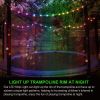 LED Trampoline Lights,Remote Control Trampoline Rim LED Light for Trampoline,,16 Color Change by Yourself, Waterproof,Super Bright to Play at Night Ou