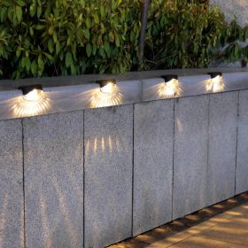 4pcs Solar Deck Lights Outdoor Solar Step Color Lights Waterproof Outdoor Lighting Solar Fence Lights Outdoor Step Lights For Pool Garden Wall Patio Y (Color: White Light)