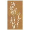 Patio Wall Decoration 41.3"x21.7" Corten Steel Bamboo Design
