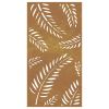 Patio Wall Decoration 41.3"x21.7" Corten Steel Leaf Design
