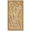 Patio Wall Decoration 41.3"x21.7" Corten Steel Leaf Design